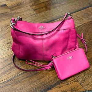 Coach Purse with matching Wristlet